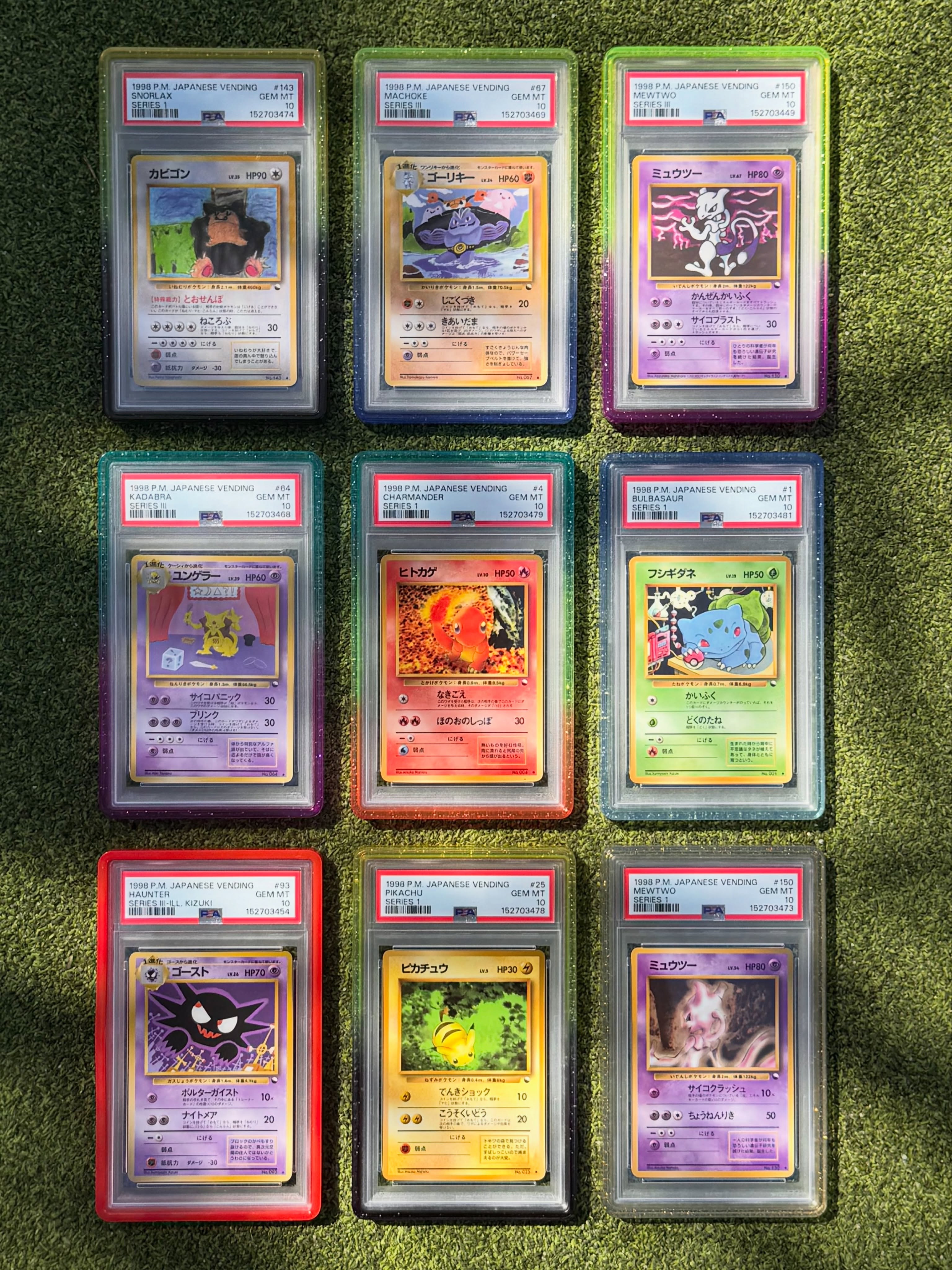 New consignments — vintage Pokémon at its finest, featuring nine PSA 10s from Japan's iconic sets.