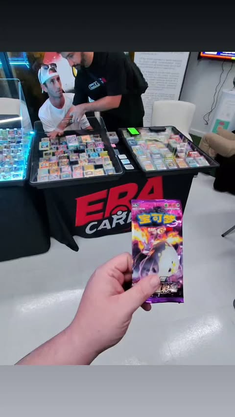 A trade-up challenge at the ERA Cards table